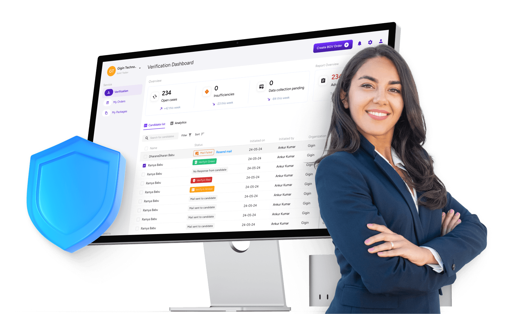 Verification Suite dashboard preview